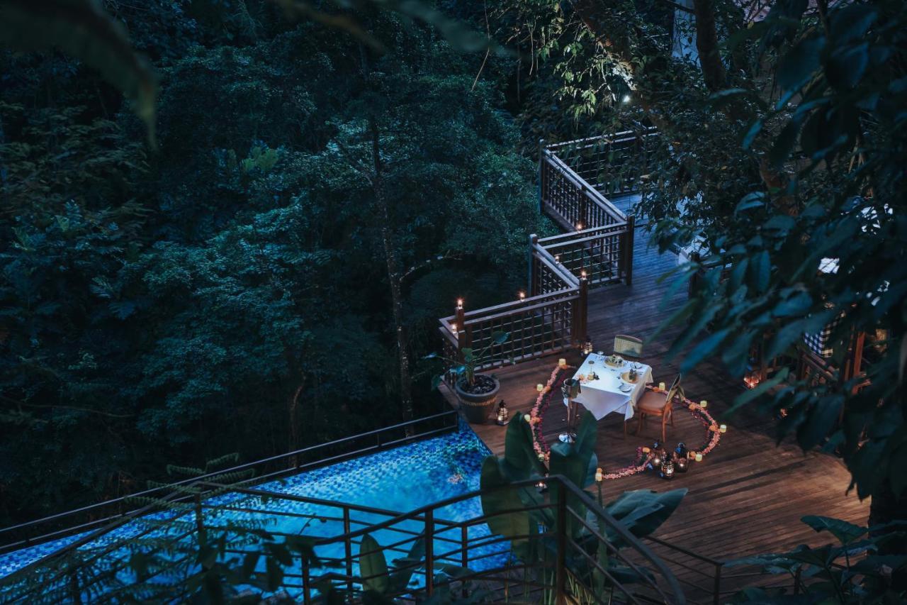The Sebali Resort ウブド エクステリア 写真 The resort's private dining area