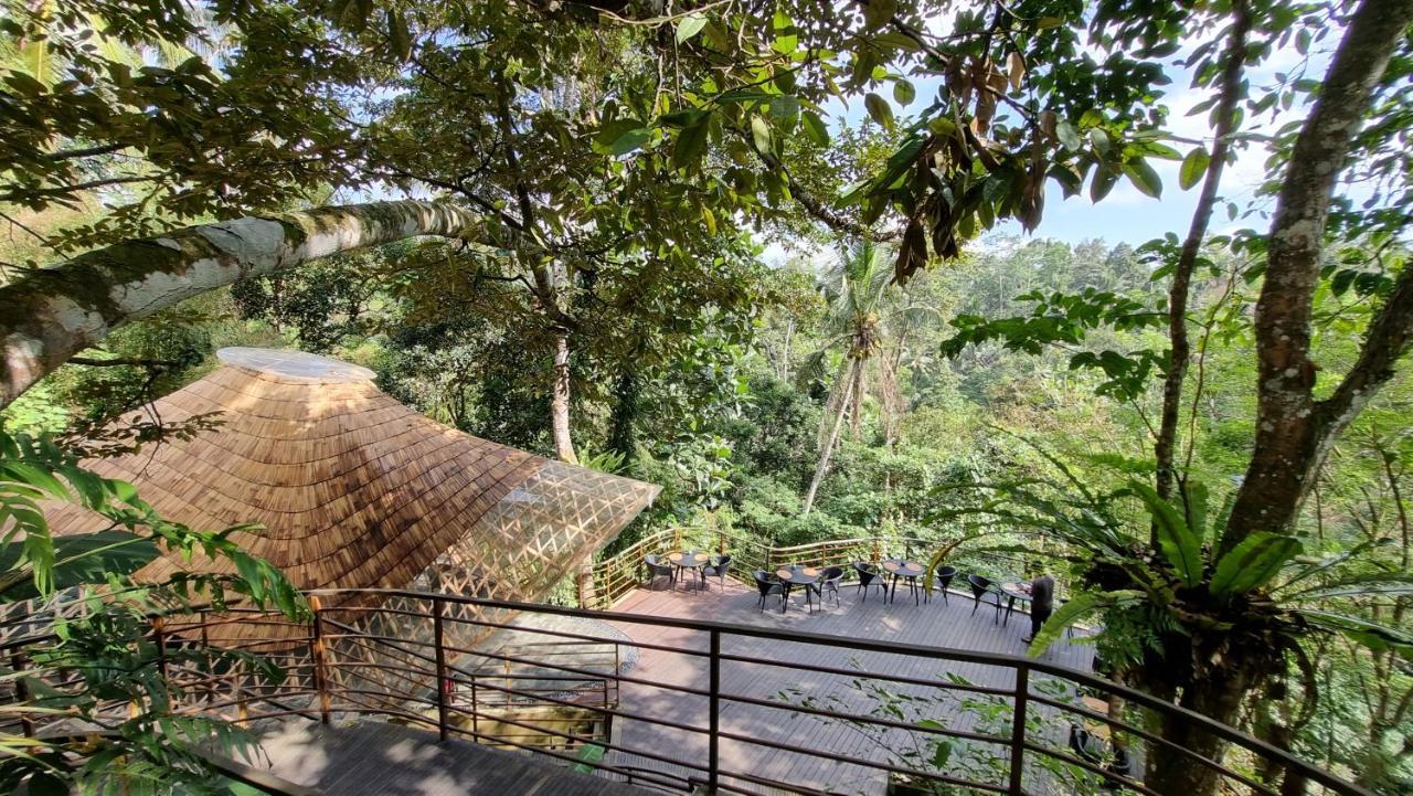 The Sebali Resort ウブド エクステリア 写真 The view of the restaurant