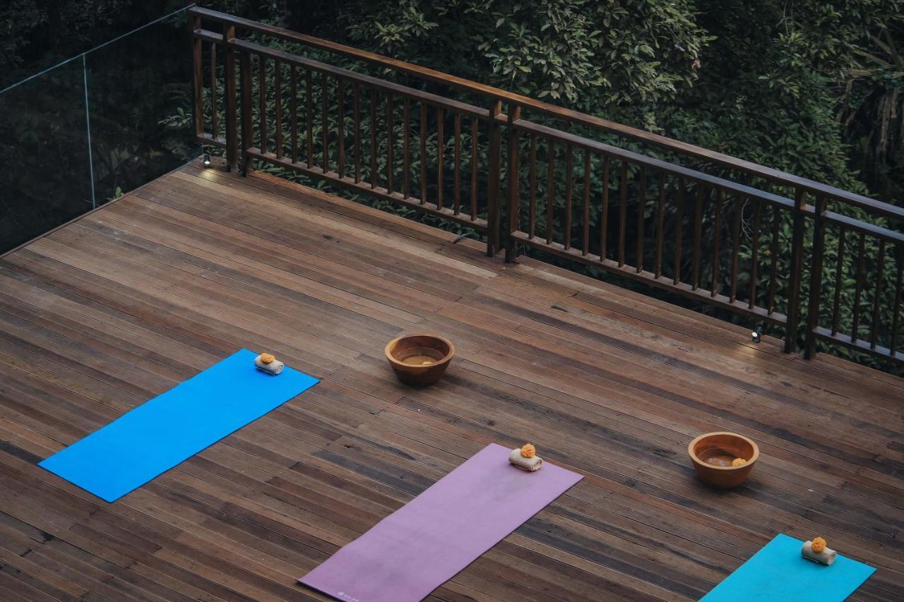 The Sebali Resort ウブド エクステリア 写真 The Yoga Deck