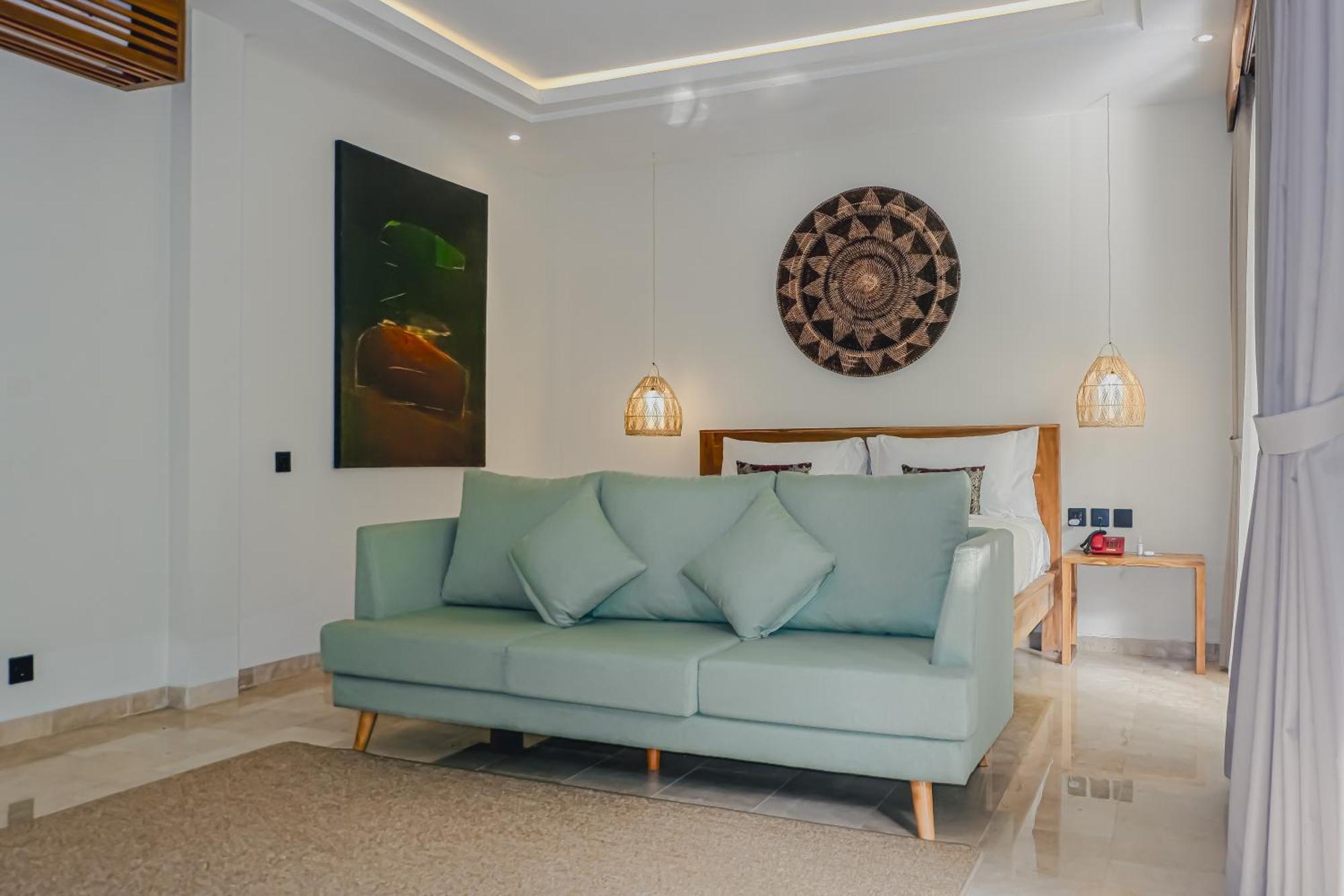 The Sebali Resort ウブド エクステリア 写真 A bedroom at the resort