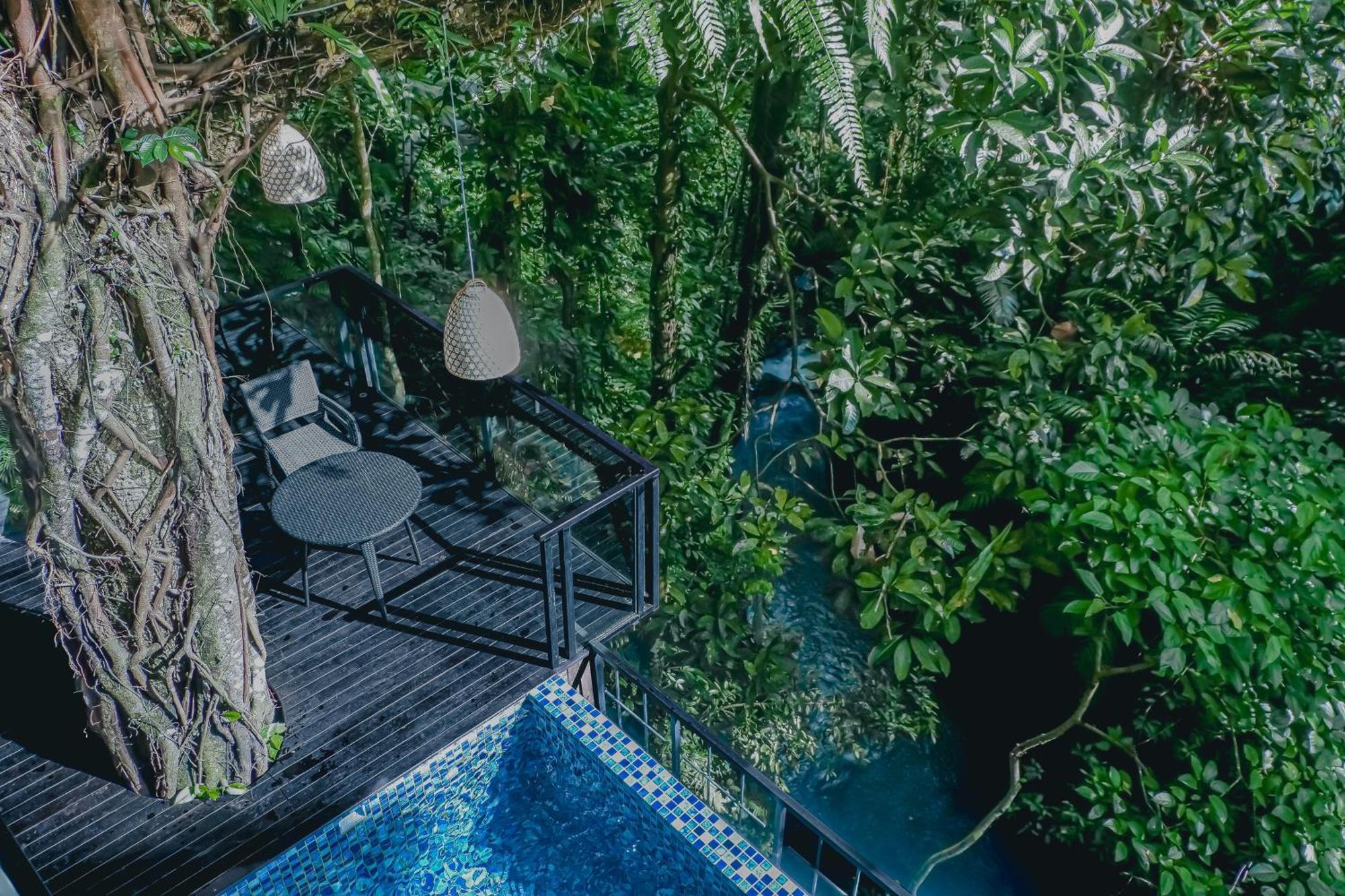 The Sebali Resort ウブド エクステリア 写真 The interior of the building